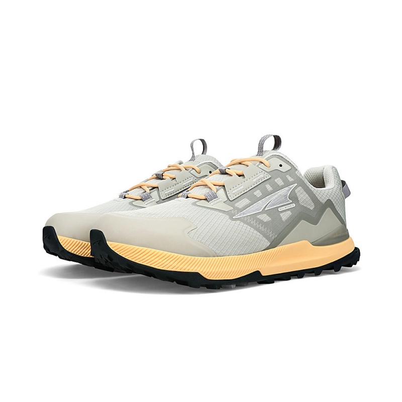 Altra LONE PEAK ALL-WTHR LOW 2 Women's Hiking Shoes Grey / Orange | QCX-208517