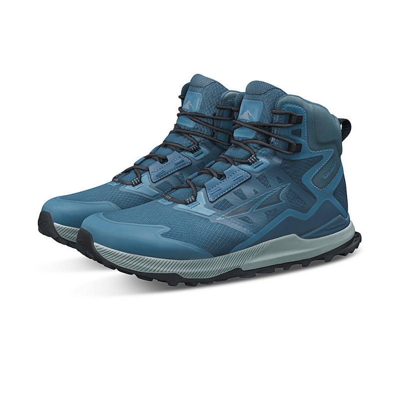 Altra LONE PEAK ALL-WTHR MID 2 Men's Hiking Boots Blue | NOE-281476