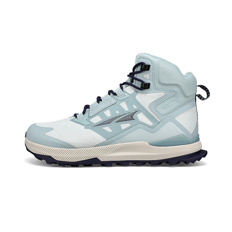 Altra LONE PEAK ALL-WTHR MID 2 Women\'s Hiking Boots Light Blue | DQR-791846