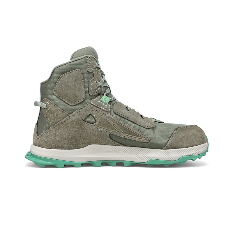 Altra LONE PEAK HIKER 2 Women's Hiking Boots Grey / Green | OSZ-956312