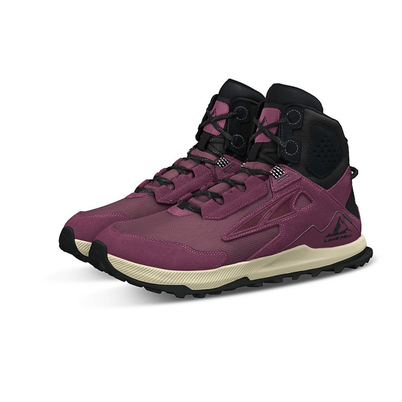 Altra LONE PEAK HIKER 2 Women's Hiking Boots Purple / Black | DKI-192470