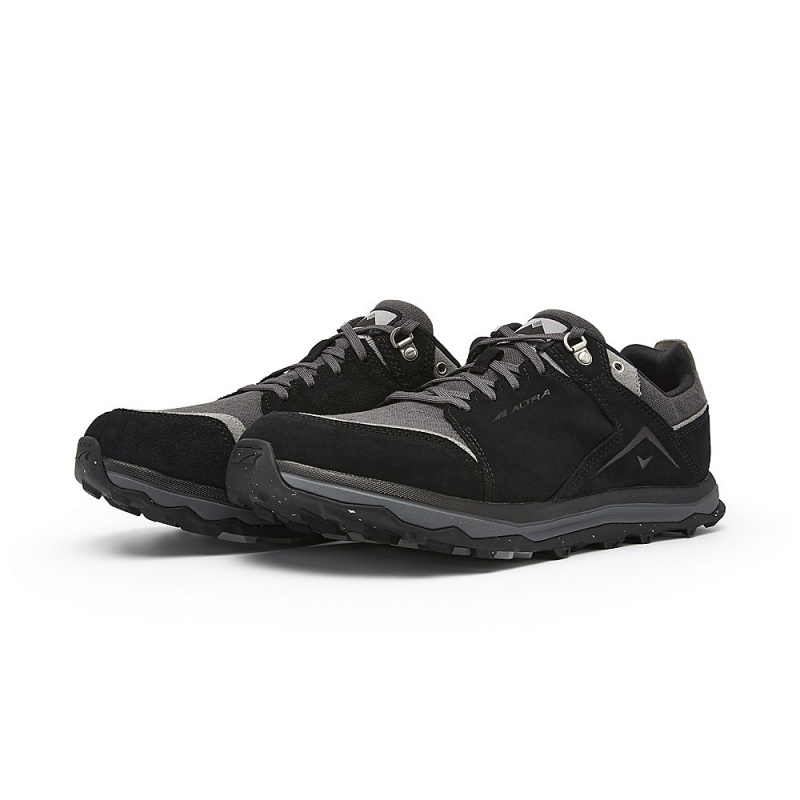 Altra LP ALPINE Men's Hiking Shoes Black | VZU-872904