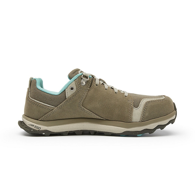 Altra LP ALPINE Women's Hiking Shoes Grey Brown | KDA-081452