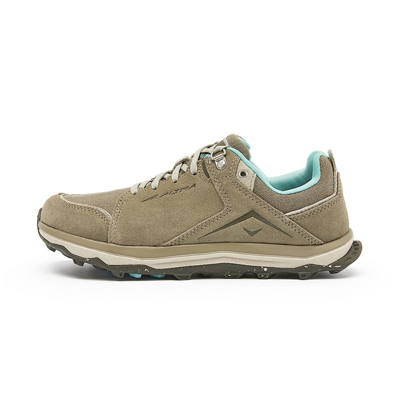 Altra LP ALPINE Women\'s Hiking Shoes Grey Brown | KDA-081452