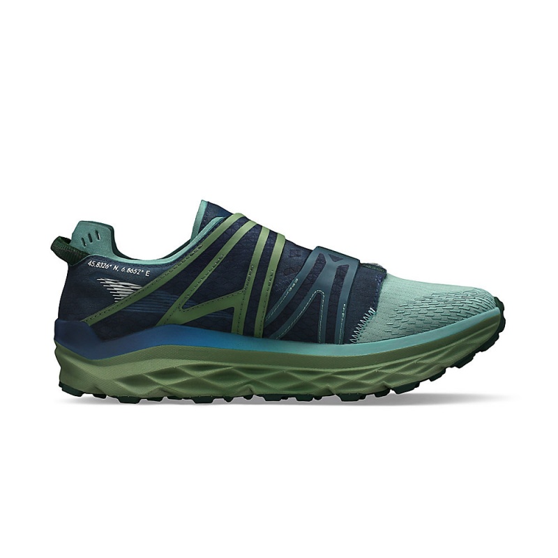 Altra MONT BLANC BOA Women's Trail Running Shoes Blue / Green | GZF-385794