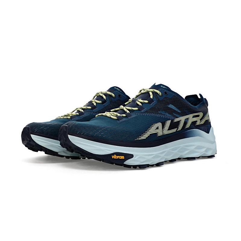 Altra MONT BLANC Women's Trail Running Shoes Deep Blue | BMT-314528