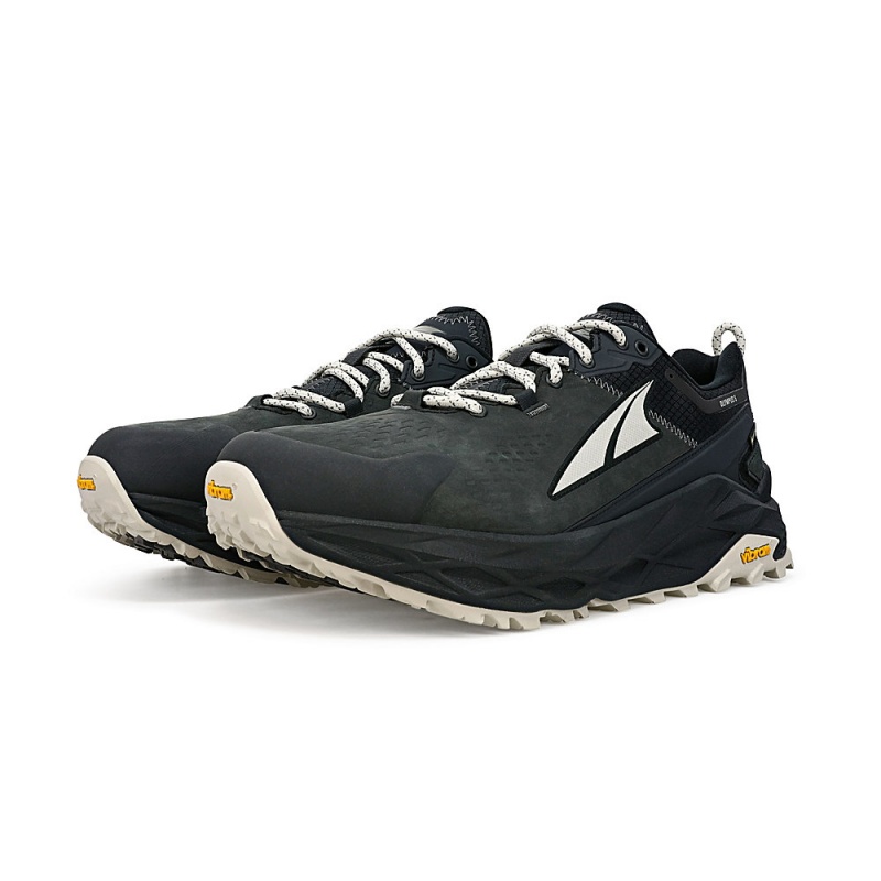 Altra OLYMPUS 5 HIKE LOW GTX Men's Trail Running Shoes Black | IHD-674981