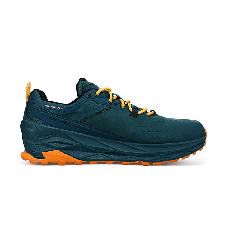 Altra OLYMPUS 5 HIKE LOW GTX Men's Trail Running Shoes Deep Green | FNL-257438