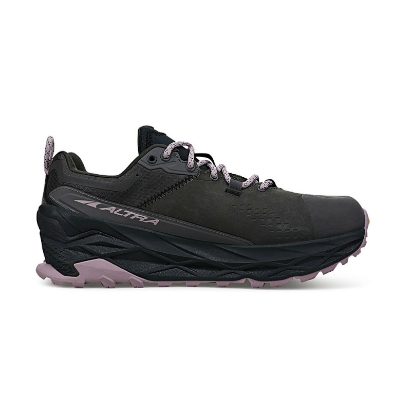 Altra OLYMPUS 5 HIKE LOW GTX Women's Hiking Shoes Grey / Black | SJV-348761