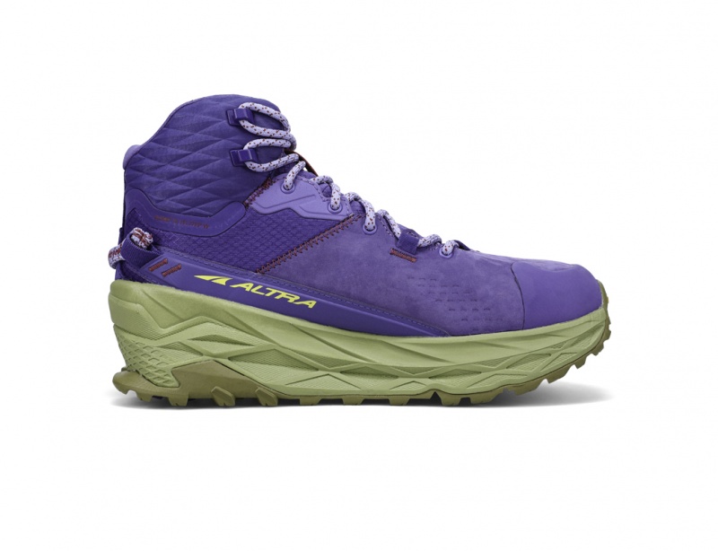 Altra OLYMPUS 5 HIKE MID GTX Women's Hiking Boots Purple | TNH-691824