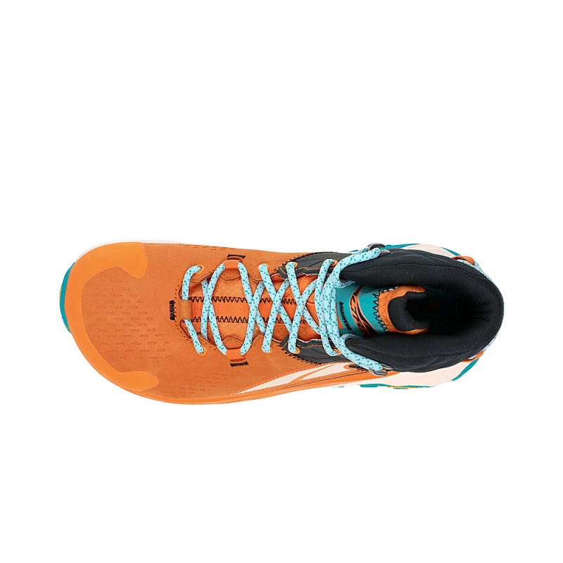 Altra OLYMPUS 5 HIKE MID GTX Women's Trail Running Shoes Orange / Grey | TSG-156307