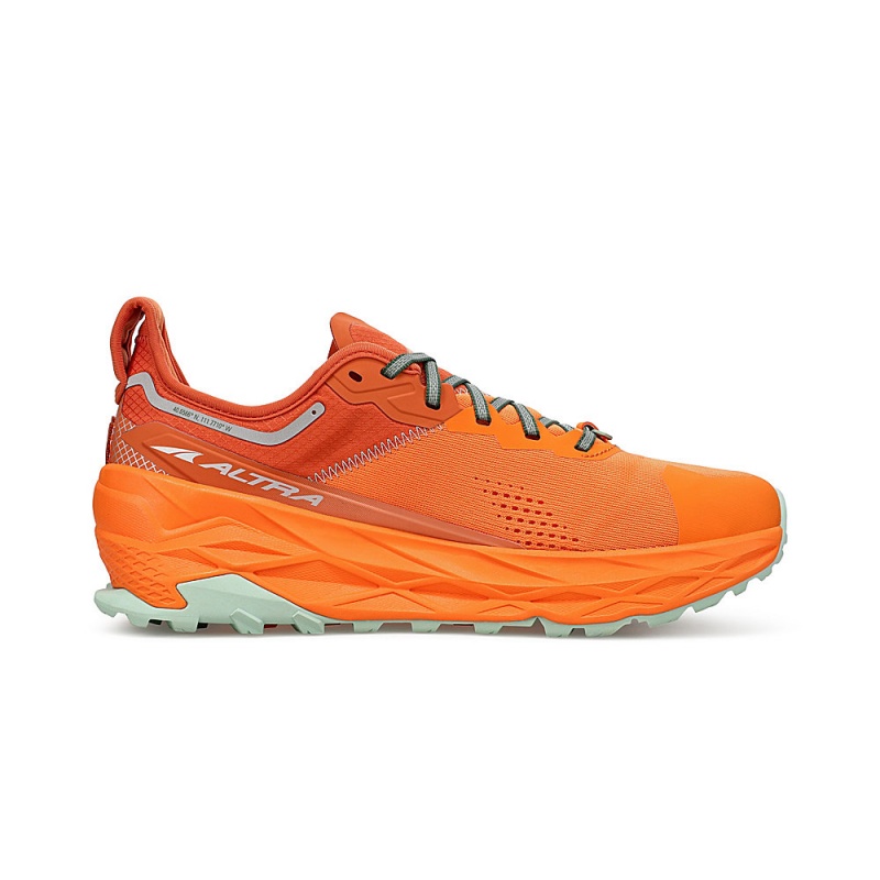 Altra OLYMPUS 5 Men's Trail Running Shoes Orange | KCO-173825