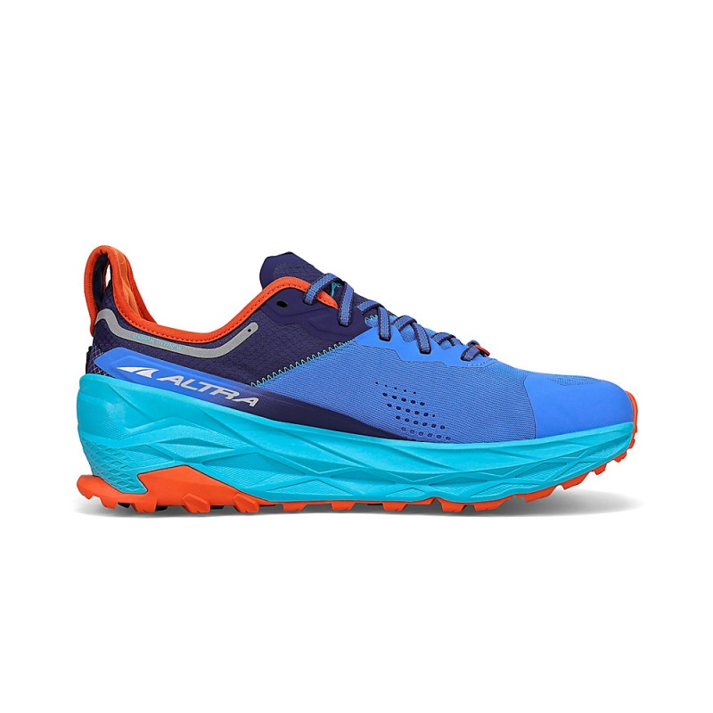 Altra OLYMPUS 5 Men's Trail Running Shoes Blue | RFY-608792