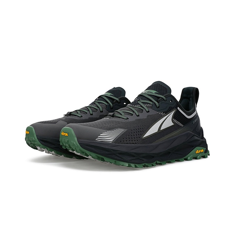 Altra OLYMPUS 5 Men's Trail Running Shoes Black / Grey | BDO-106392