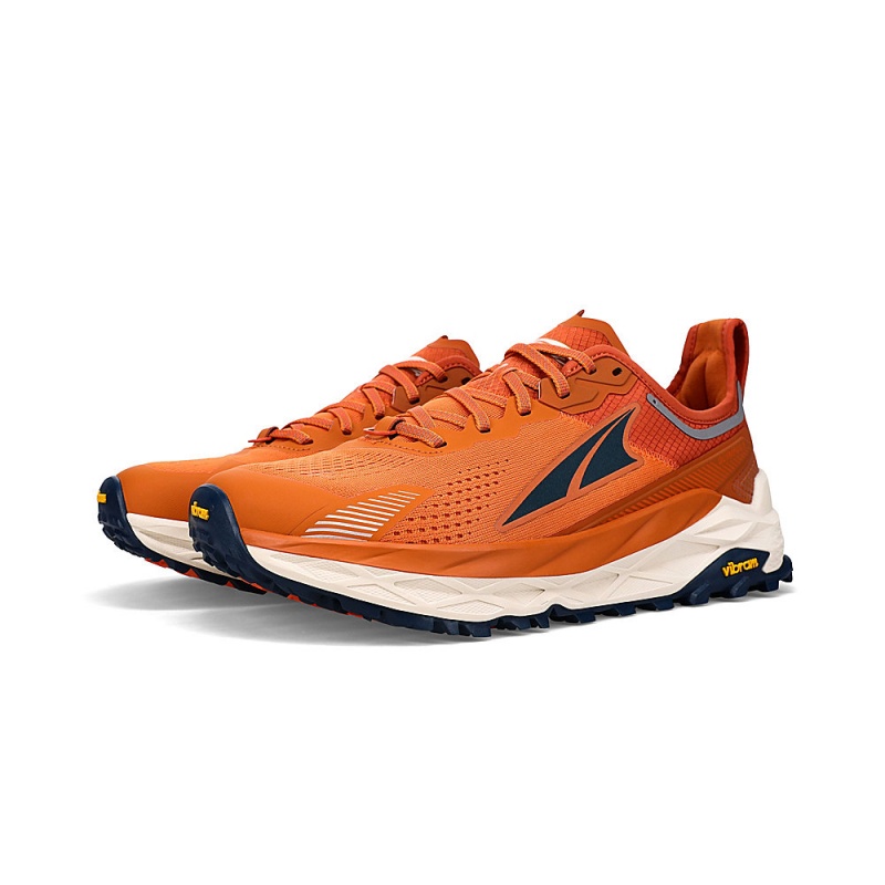 Altra OLYMPUS 5 Men's Trail Running Shoes Orange | GNX-247560