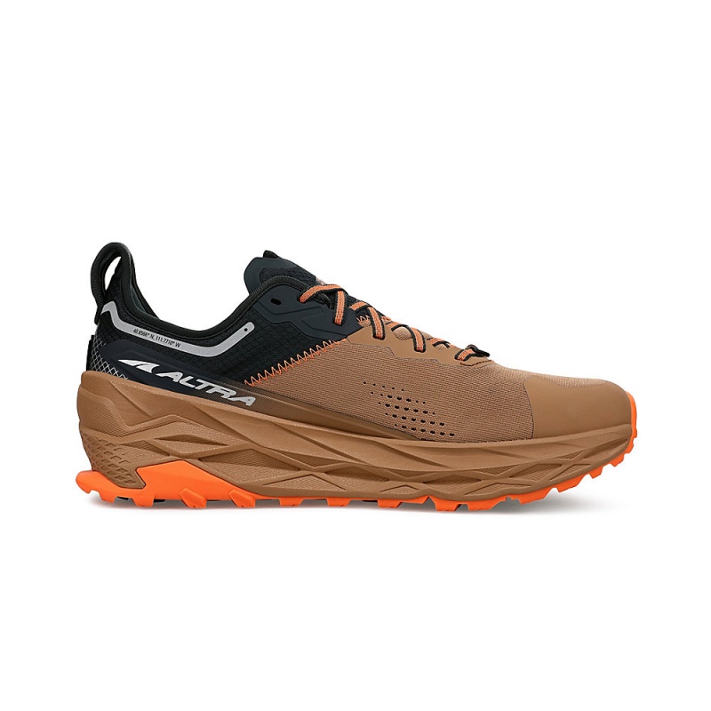 Altra OLYMPUS 5 Men's Trail Running Shoes Brown | EWI-061584