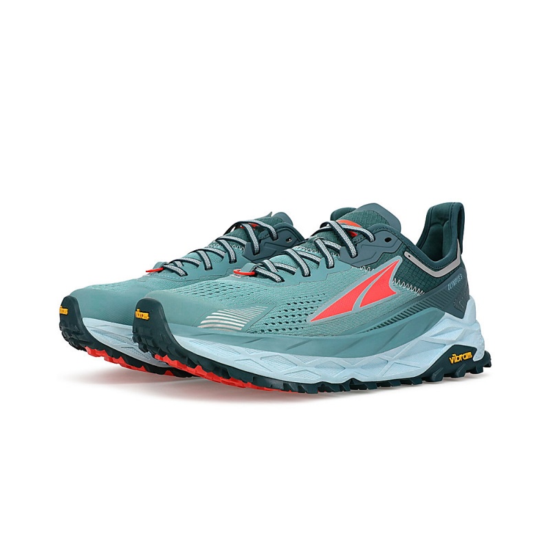 Altra OLYMPUS 5 Women's Trail Running Shoes Turquoise | HTK-970358