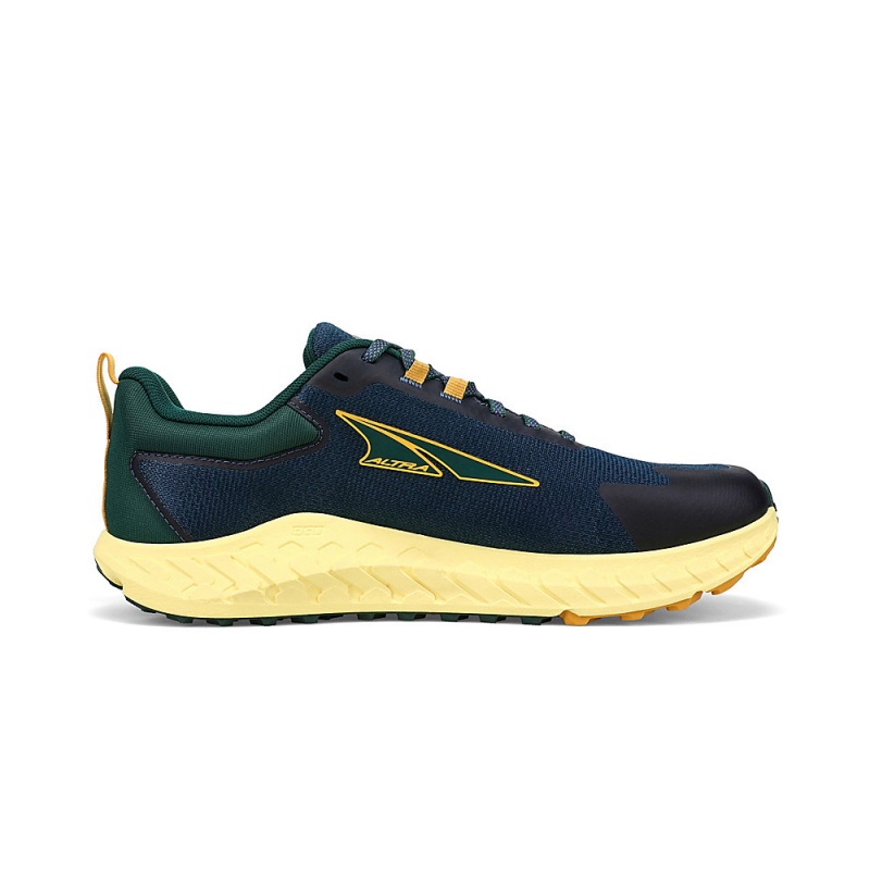 Altra OUTROAD 2 Men's Road Running Shoes Blue / Yellow | HWJ-258361