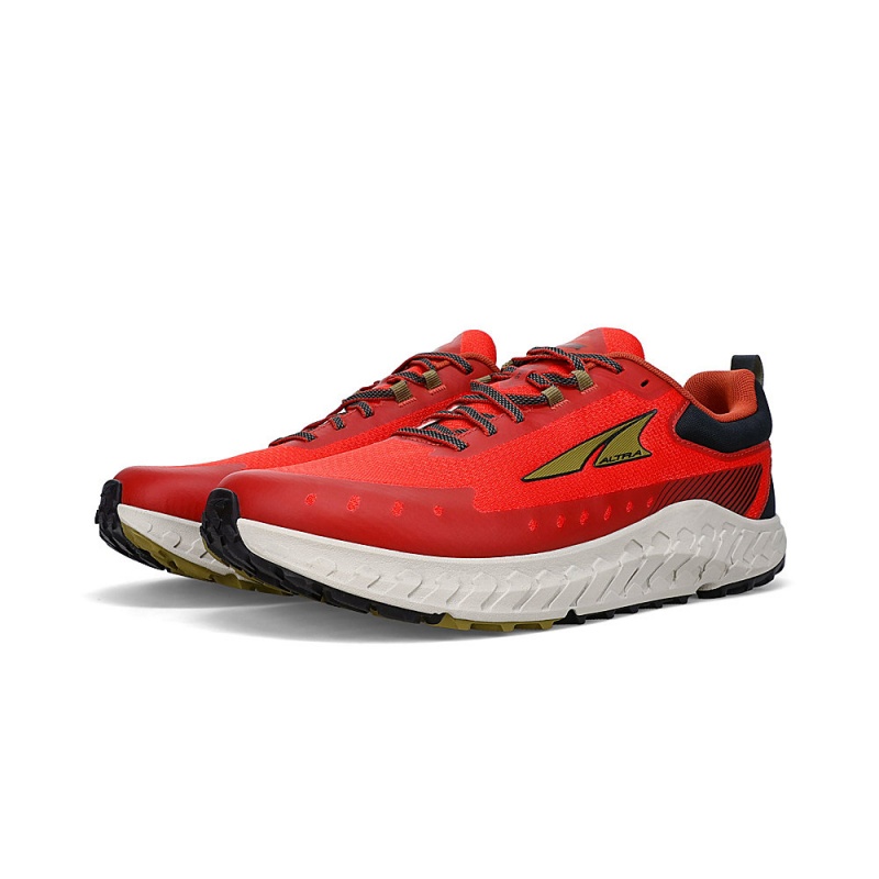 Altra OUTROAD 2 Men's Road Running Shoes Black / Red | RBJ-607129