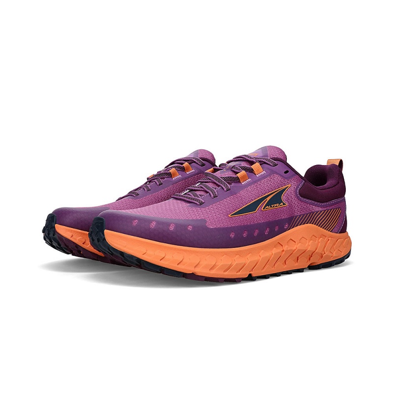 Altra OUTROAD 2 Women's Road Running Shoes Purple / Orange | ZBF-695841