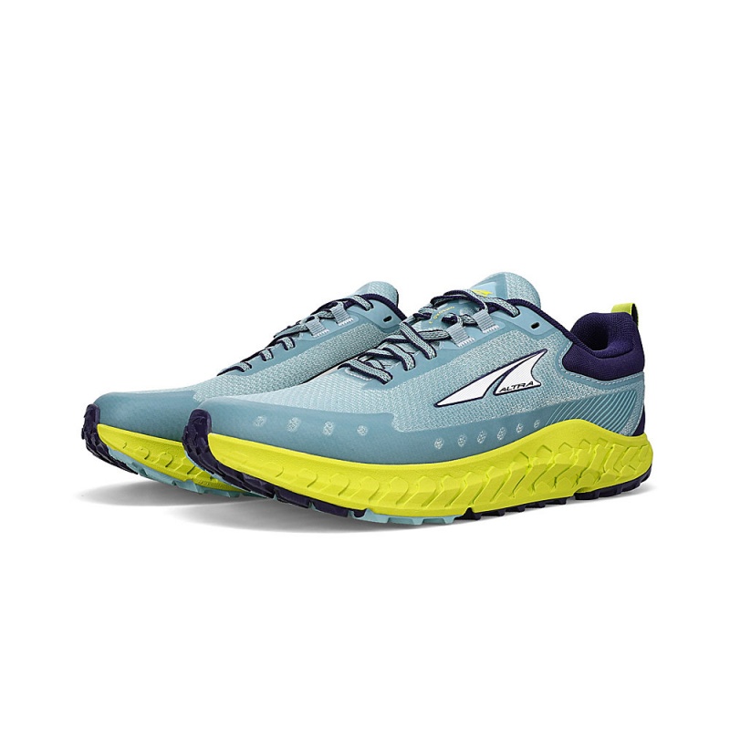 Altra OUTROAD 2 Women's Road Running Shoes Blue / Green | ASG-031694