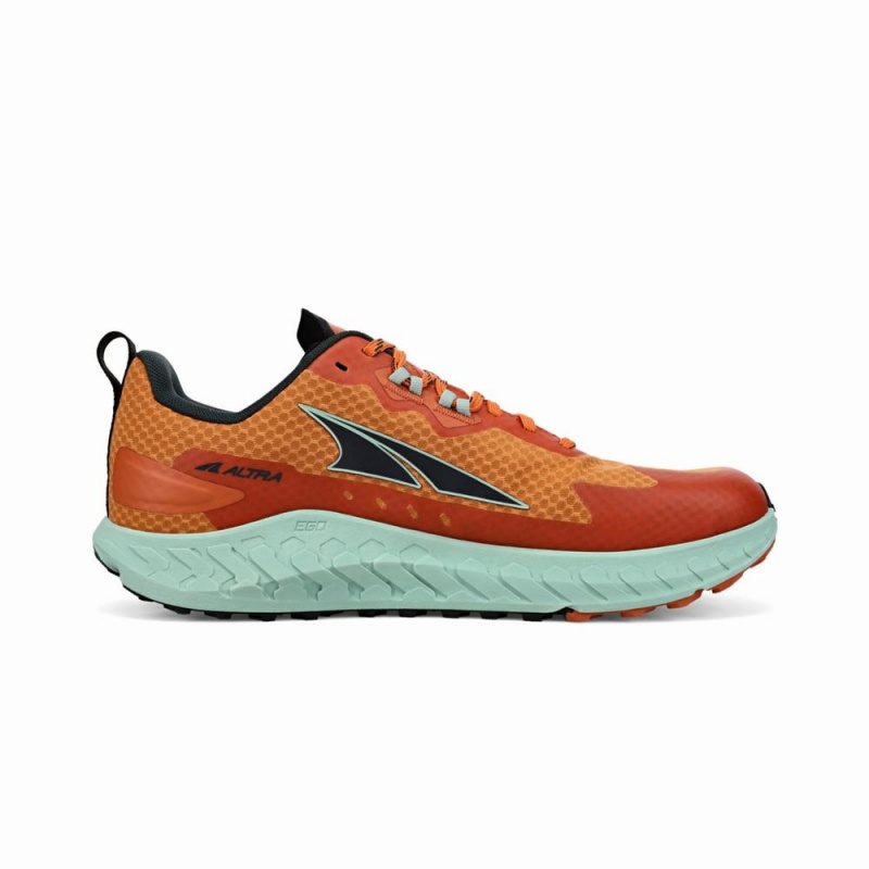 Altra OUTROAD Men's Trail Running Shoes Green / Orange | AVH-469731