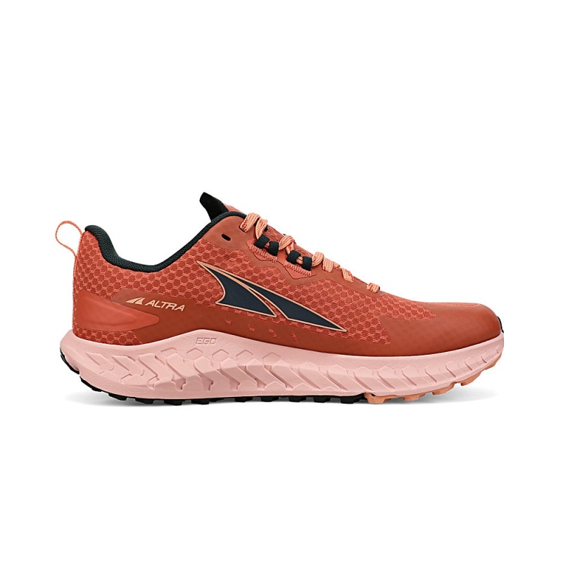 Altra OUTROAD Women's Road Running Shoes Red / Orange | EXM-731648