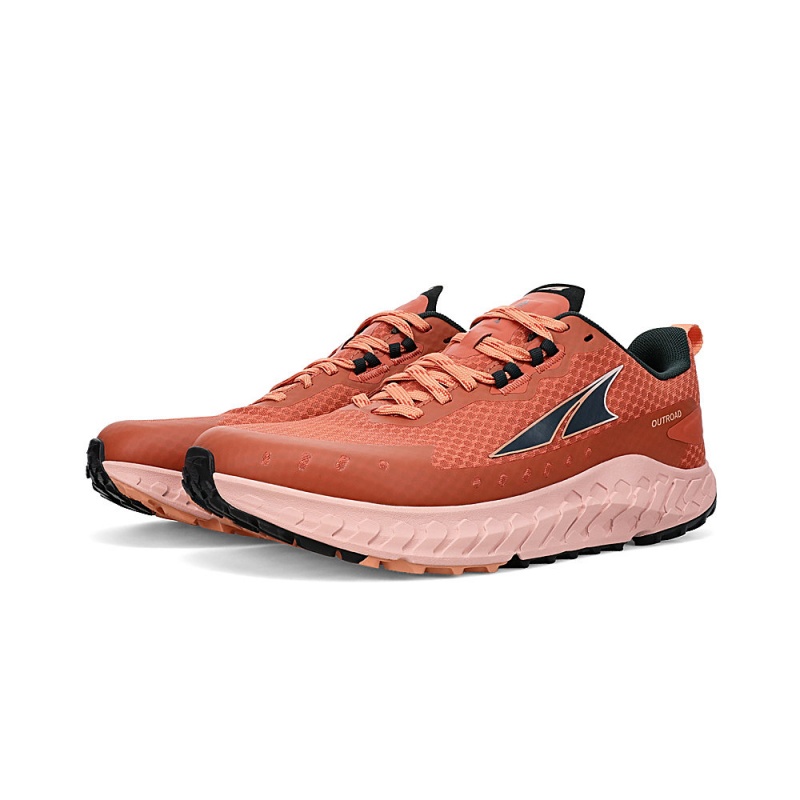 Altra OUTROAD Women's Road Running Shoes Red / Orange | EXM-731648