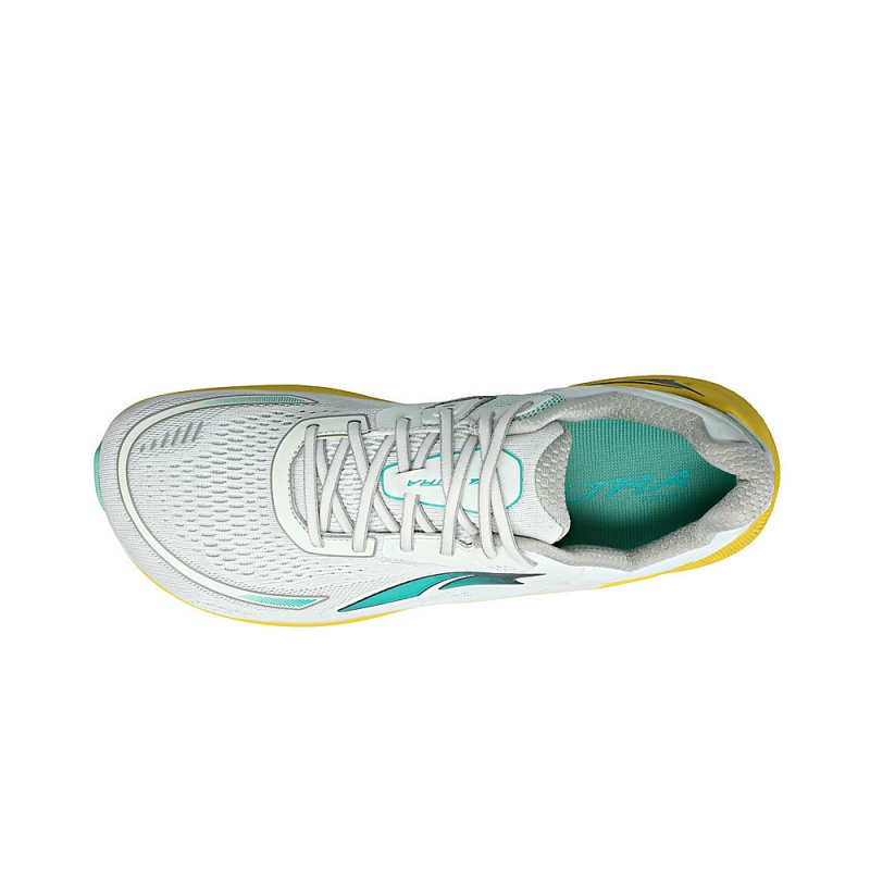 Altra PARADIGM 6 Men's Road Running Shoes Grey / Yellow | HOQ-809124