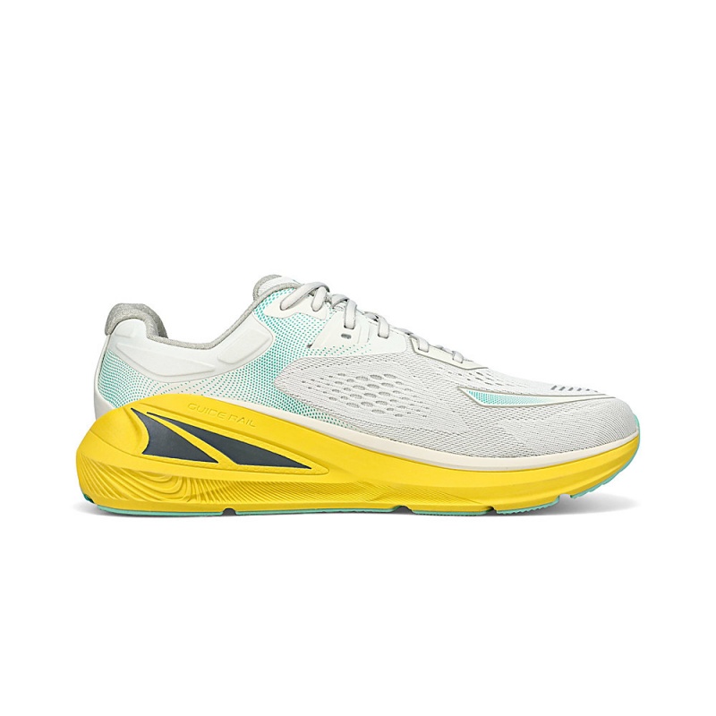 Altra PARADIGM 6 Men's Road Running Shoes Grey / Yellow | HOQ-809124