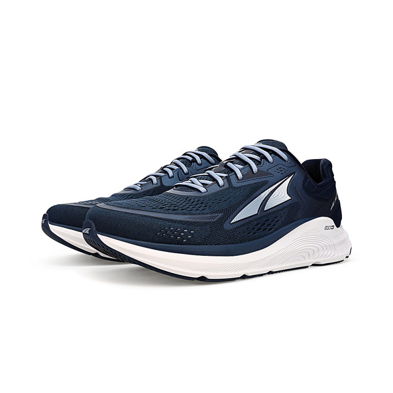 Altra PARADIGM 6 Men's Road Running Shoes Navy / Light Blue | FTI-369821