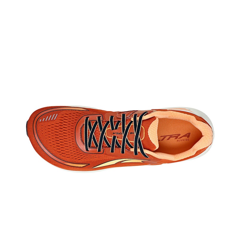 Altra PARADIGM 6 Men's Road Running Shoes Orange / Black | XNF-460839