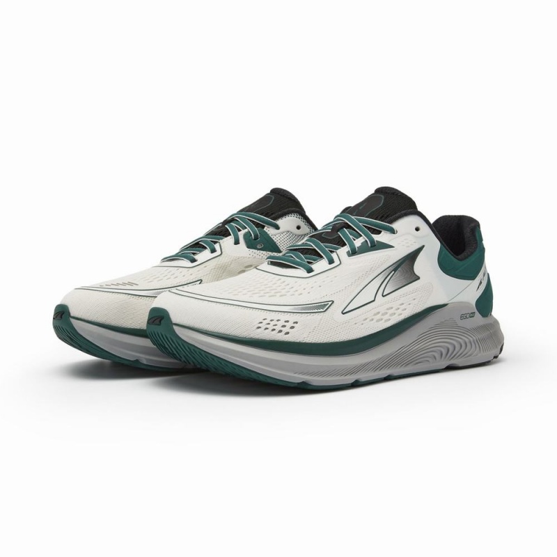 Altra PARADIGM 6 Men's Road Running Shoes Beige / Green | ZQW-315472