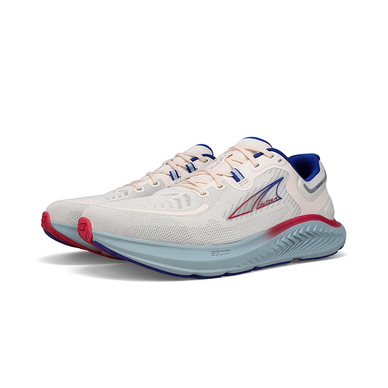 Altra PARADIGM 7 Men's Road Running Shoes White / Blue | EID-680357