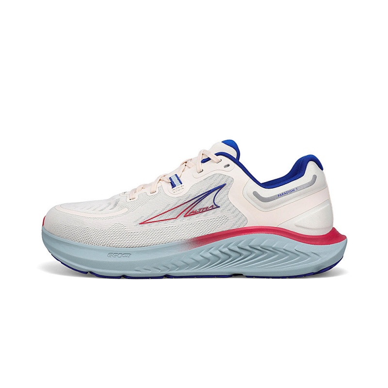 Altra PARADIGM 7 Men\'s Road Running Shoes White / Blue | EID-680357