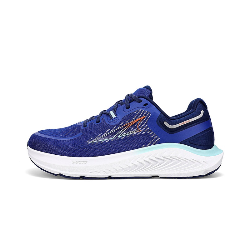 Altra PARADIGM 7 Men\'s Road Running Shoes Blue | HLG-563741