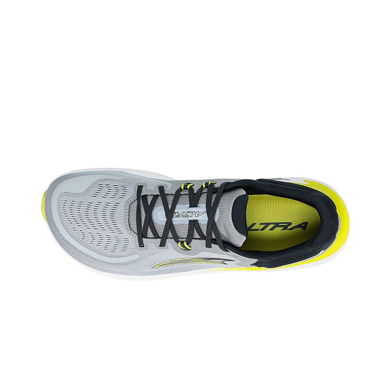 Altra PARADIGM 7 Men's Road Running Shoes Grey / Yellow | NQC-413059