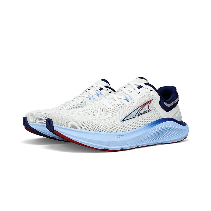 Altra PARADIGM 7 Women's Road Running Shoes White / Blue | HSU-718234