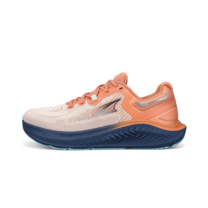 Altra PARADIGM 7 Women\'s Road Running Shoes Orange | TIV-349751