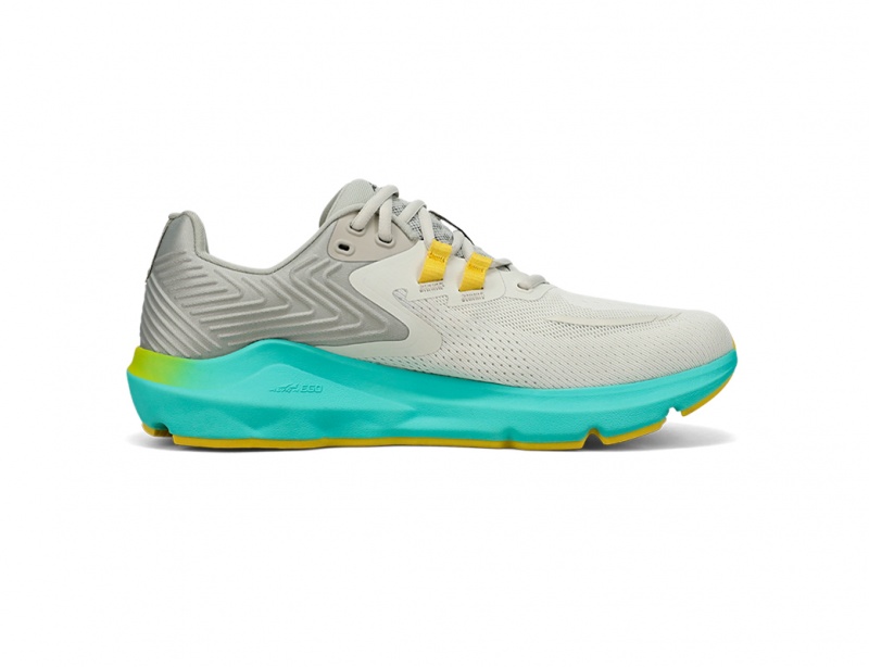 Altra PROVISION 7 Men's Road Running Shoes Gray / Yellow | VGN-047189