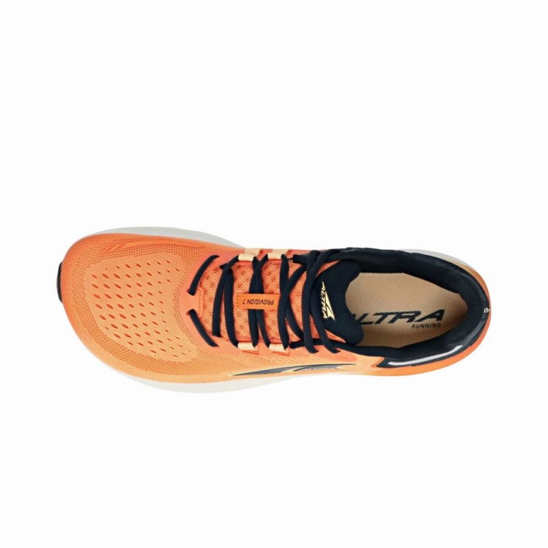 Altra PROVISION 7 Men's Road Running Shoes Orange / Black | QME-356140