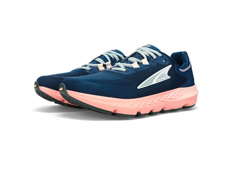 Altra PROVISION 7 Women's Road Running Shoes Navy / Pink | BXO-603895