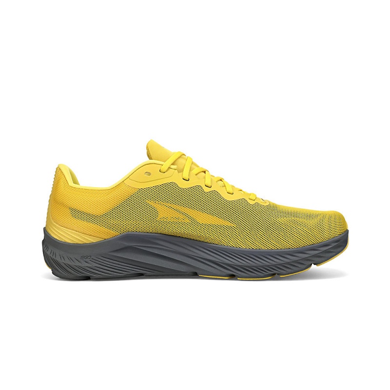 Altra RIVERA 3 Men's Road Running Shoes Grey / Yellow | QAG-718342