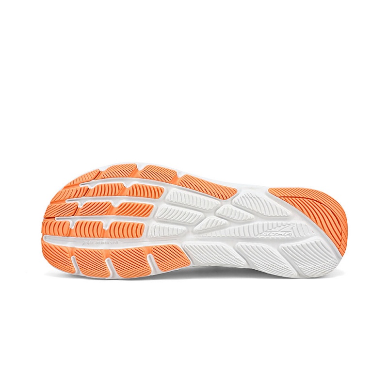 Altra RIVERA 3 Men's Road Running Shoes White / Orange | ZUC-569207