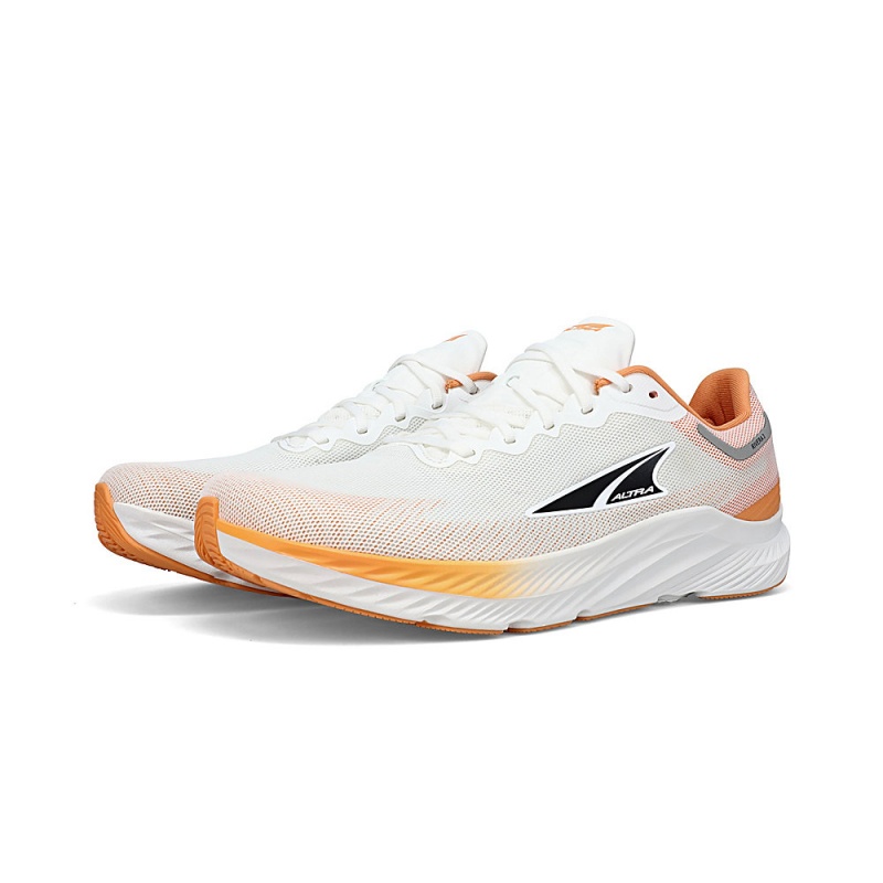 Altra RIVERA 3 Men's Road Running Shoes White / Orange | ZUC-569207