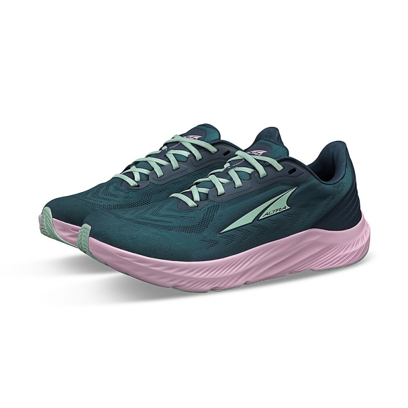 Altra RIVERA 4 Women's Road Running Shoes Navy / Pink | WXS-540931