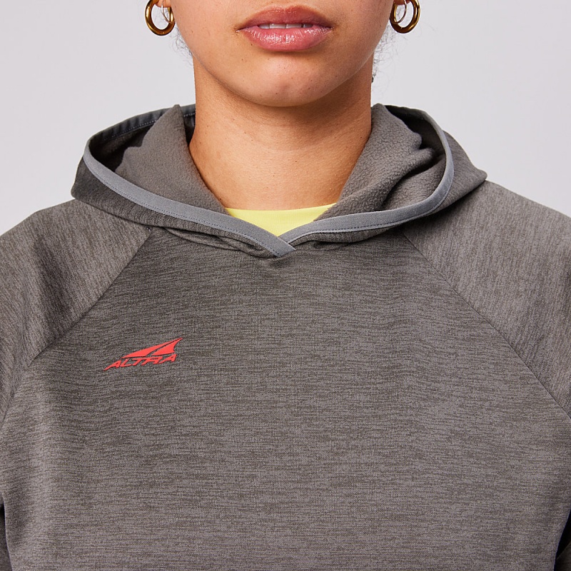 Altra RUN WITHOUT RULES Women's Hoodie Grey | KLJ-417085