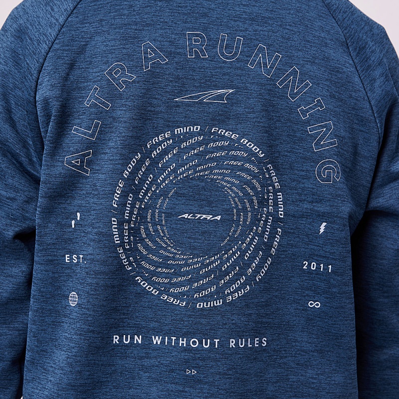 Altra RUN WITHOUT RULES Women's Hoodie Navy | JED-649830