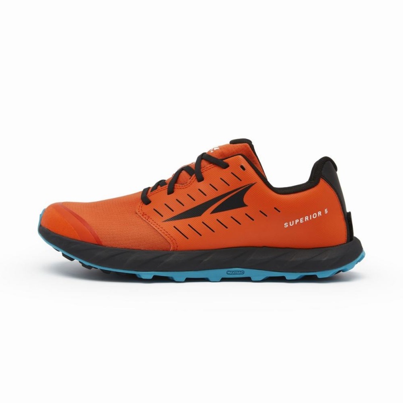 Altra SUPERIOR 5 Men\'s Trail Running Shoes Orange / Black | JCR-930581