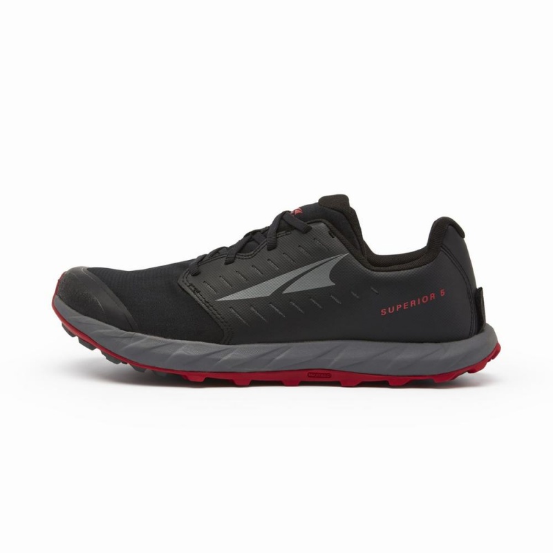 Altra SUPERIOR 5 Men\'s Trail Running Shoes Black / Red | LIB-475306